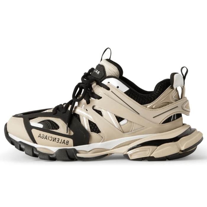 Track lace-up sneakers